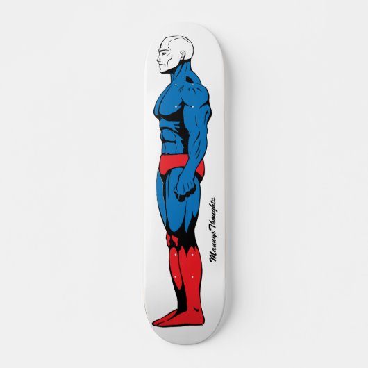 Superheld-Skateboards Skateboard (Vorne)