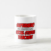 Superheld... Sozialwissenschaftler Kaffeetasse (Mittel)