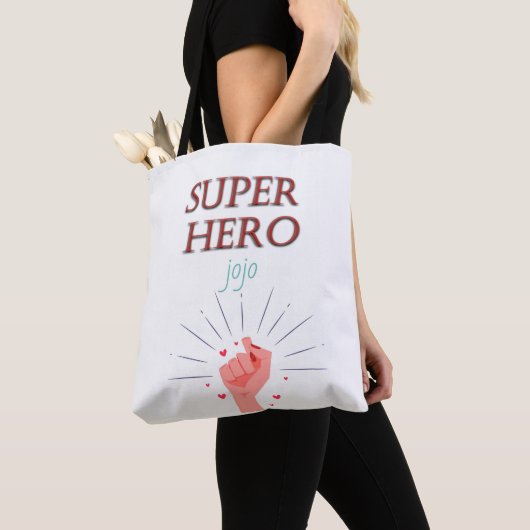 Superheld Tasche (Von Nahem)