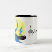 Superheld-Tasse Zweifarbige Tasse (Mittel)