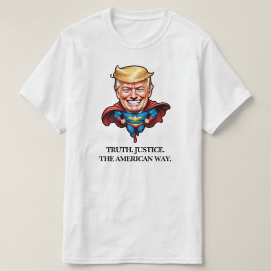 Superheld Trump T-Shirt (Design vorne)
