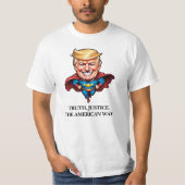 Superheld Trump T-Shirt (Vorderseite)