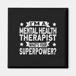 Superheld und Psychologe Magnet