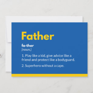Superheld Vatertagskarten Superdad Feiertagskarte