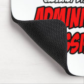 Superheld...Verwaltungsassistent Mousepad (Ecke)