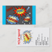 Superheld-Visitenkarte Visitenkarte (Vorne/Hinten)