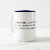 Superheld Zweifarbige Tasse (Vorderseite Links)
