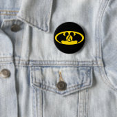 Superheldatheistenknopf Button (Beispiel)