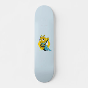 Superhelden-Bienen-Cartoon-Skateboard Skateboard
