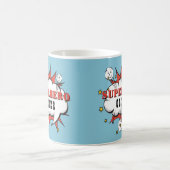Superhelden-Comic-Sprechblase Junge Kaffeetasse (Mittel)