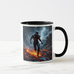 Superhelden durch die Lava. Tasse