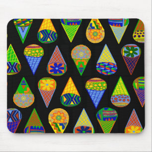 Superhelden-Eiscreme-Tüten Mousepad