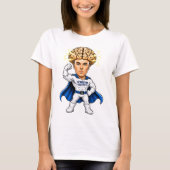 Superhelden-Gehirnleistung T-Shirt (Vorderseite)