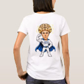 Superhelden-Gehirnleistung T-Shirt (Rückseite)