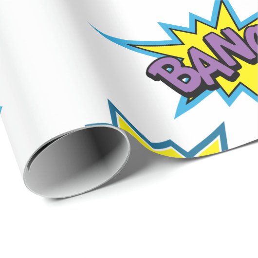 Superhelden Geschenkpapier (Rolleneckpunkt)