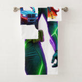 Superhelden-Hand-Set Badhandtuch Set (Insitu)