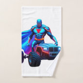 Superhelden-Hand-Set Badhandtuch Set (Handtuch)