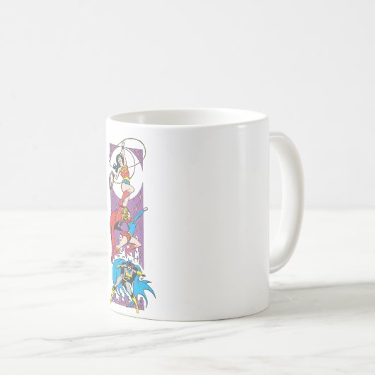 Superhelden in Aktion Kaffeetasse (VorderseiteRechts)