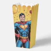 Superhelden-Jungen-Geburtstagsfeier Geschenkschachtel (Rückseite)