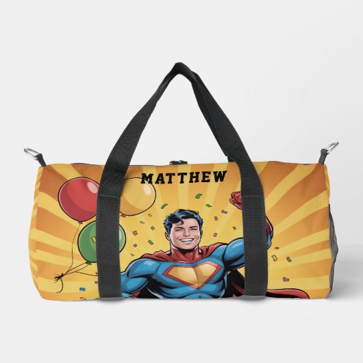 Superhelden-Jungen-Geburtstagsgeschenk Duffle Bag (Vorderseite)