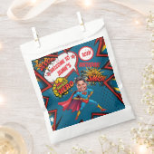 Superhelden Karikatur Action-Packed Boys Geburtsta Geschenktütchen (Ausgeschnitten)