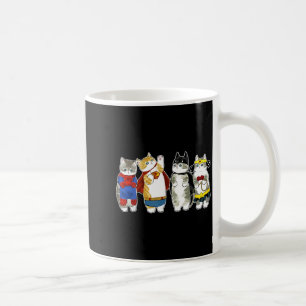 Superhelden Katzen Kätzchen Katzenliebhaber Super Kaffeetasse