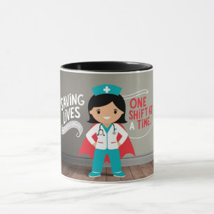 Superhelden-Krankenschwester-Tasse: Ein Geschenk f Tasse