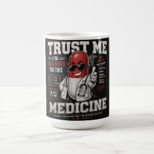 Superhelden-Pille Power Design Kaffeetasse