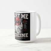 Superhelden-Pille Power Design Kaffeetasse (VorderseiteRechts)