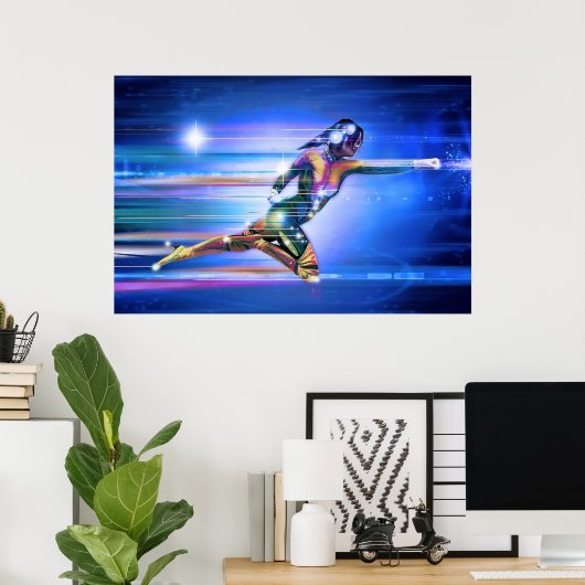 Superhelden-Poster Poster (Heimbüro)