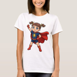 Superhelden Stil T-Shirt