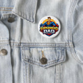 Superhelden-Vater Button (Beispiel)