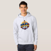 Superhelden-Vater Hoodie (Vorne ganz)