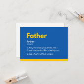 Superhelden Väter Tageskarten Moderne Karte (Vorderseite/Rückseite Beispiel)