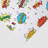 Superheldenmuster-Party Seidenpapier (Detail)