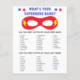Superheldenname Generator Game