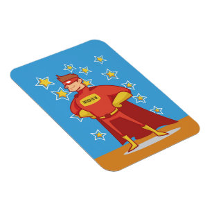 Superheldin am Vatertag Magnet