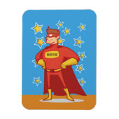 Superheldin am Vatertag Magnet (Vertikal)