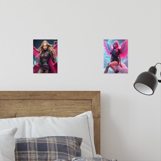Superheldin Bilderwand Sets (Schlafzimmer)