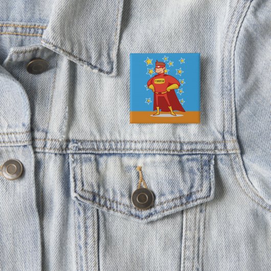Superheldin des ersten Vaters Button (Beispiel)
