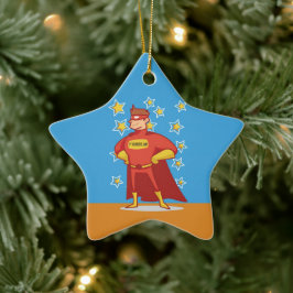 Superheldin des ersten Vaters Keramik Ornament