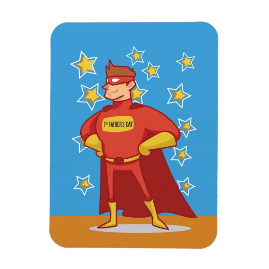 Superheldin des ersten Vaters Magnet (Vertikal)