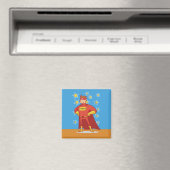 Superheldin des ersten Vaters Magnet (In Situ (Geschirrspüler))