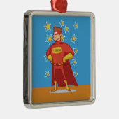 Superheldin des ersten Vaters Ornament Aus Metall (Rechts)