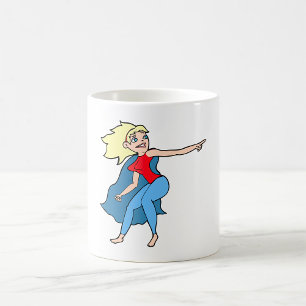 Superheldin Frau Kaffeetasse