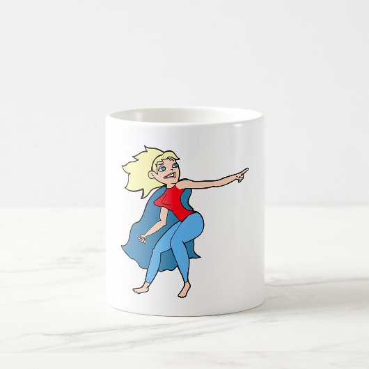 Superheldin Frau Kaffeetasse