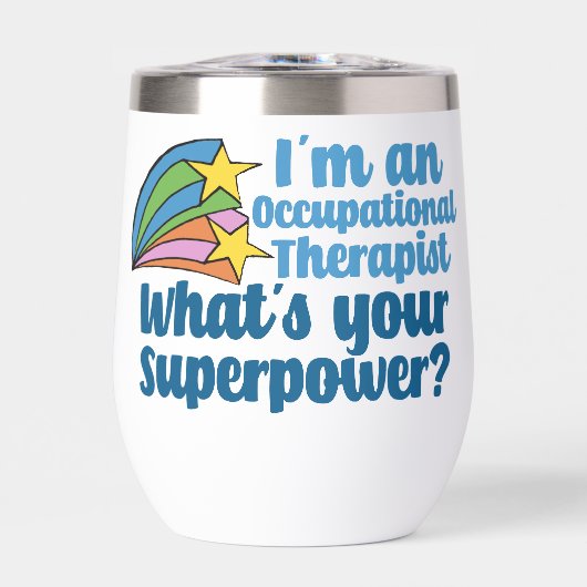 Superheldin für niedliche Arbeitstherapie (Vorderseite)