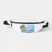 Superheldin für niedliche Arbeitstherapie Bauchtasche (Vorderseite)