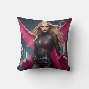 Superheldin Kissen