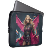 Superheldin Laptopschutzhülle (Vorne Rechts)